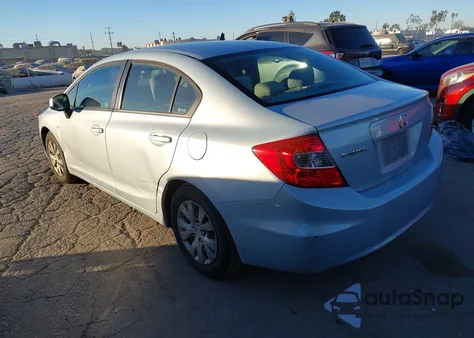 2012 Honda Civic Lx z USA, uszkodzony, nr VIN 19XFB2F52CE360482